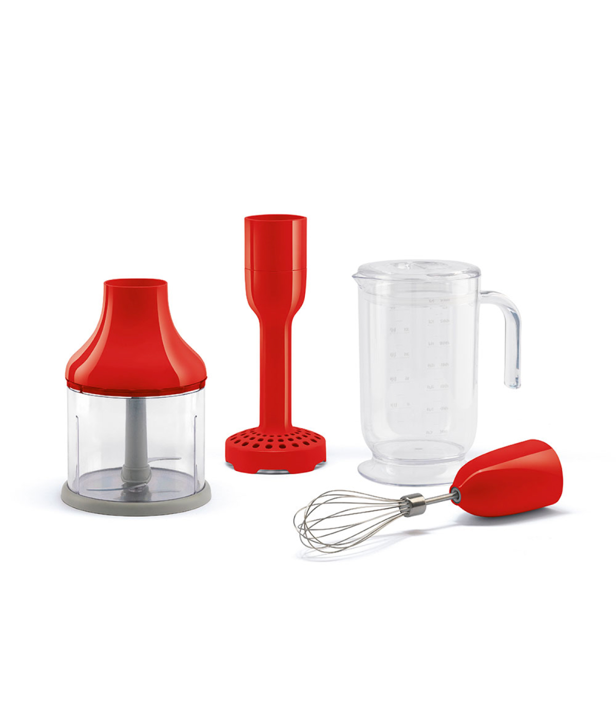 Set 4 accessori rosso